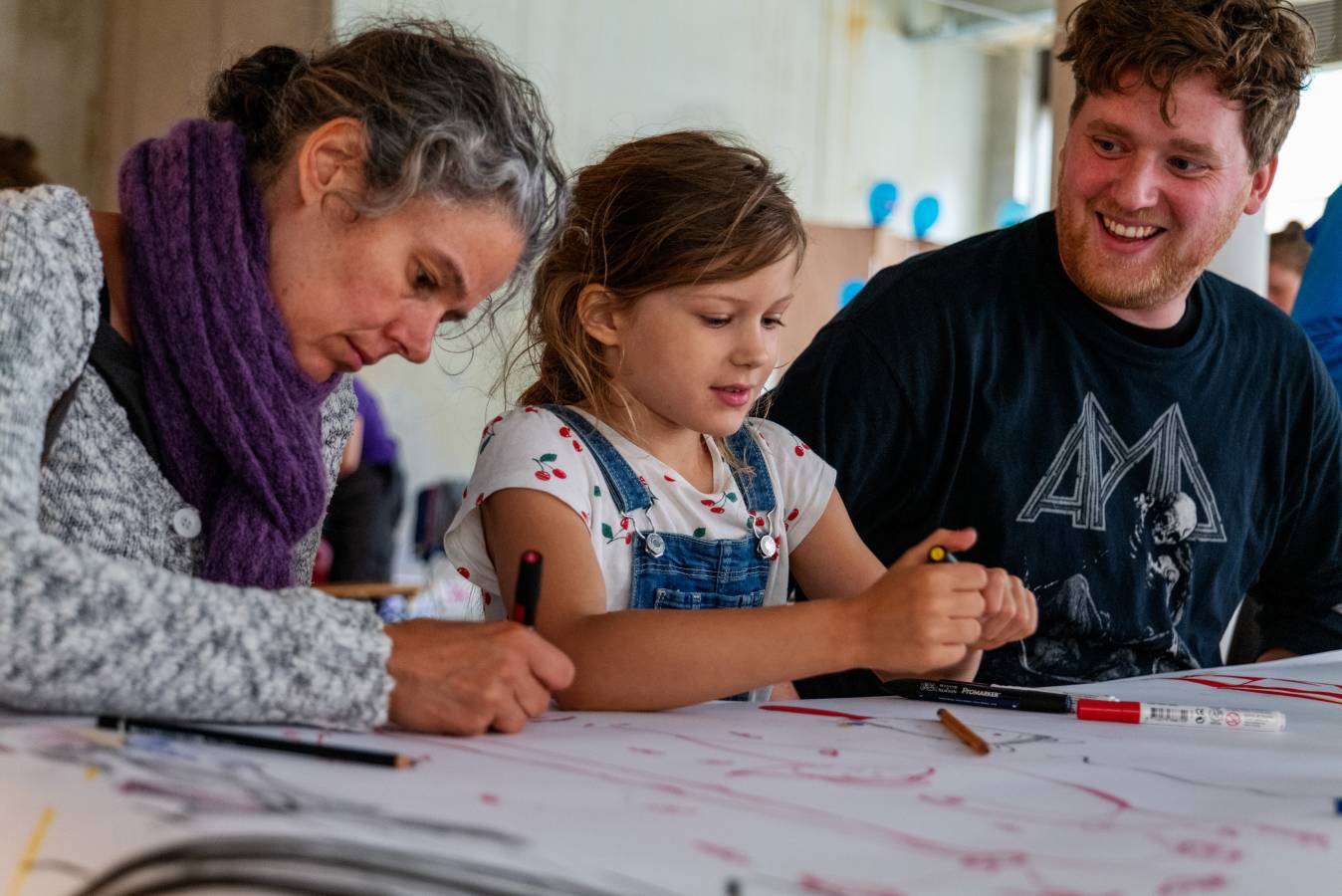 Teken mee aan de langste tekening